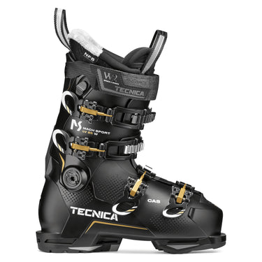 Damskie buty narciarskie Tecnica Mach Sport LV 85 W GW 2026/27 czarne — widok 3/4 z przodu