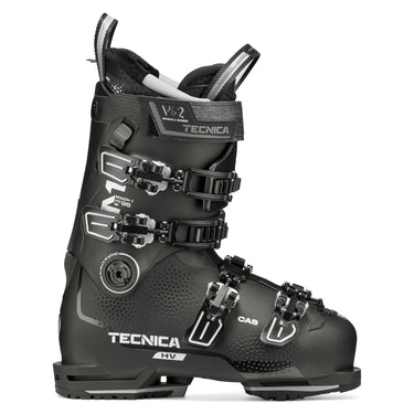 Buty narciarskie damskie Tecnica Mach1 HV 95 W GW 2026/27 czarno-złote — widok 3/4 z przodu