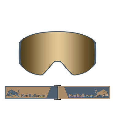 Gogle narciarskie Red Bull Spect JAMM-14GO2 (morskie, złota lustrzanka) — przód