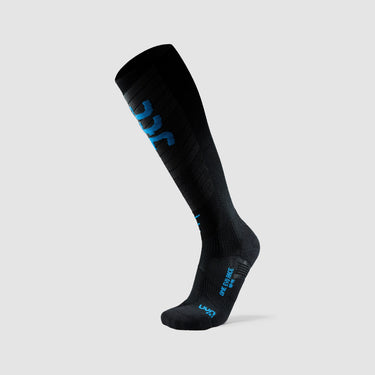Skarpety narciarskie męskie UYN Ski Evo Race One — czarno-niebieskie, packshot