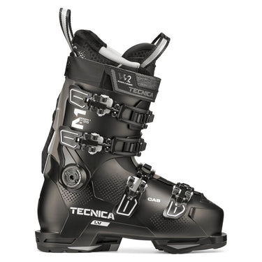 Damskie buty narciarskie Tecnica Mach1 LV 95 W TD2 GW 2026/27 czarno-złote — widok 3/4 z przodu