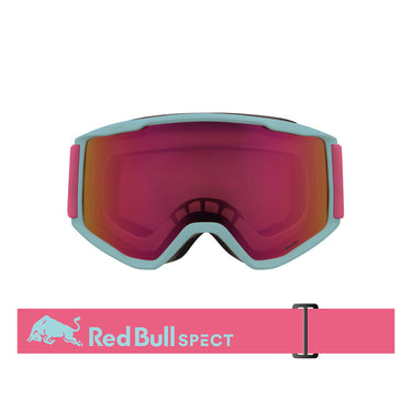 Gogle narciarskie Red Bull Spect NEON-09RO2 (turkusowe, różowo-fioletowa lustrzanka) — przód