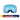 Gogle narciarskie Red Bull Spect FINK-01BLX (niebieskie, niebieska lustrzanka) — przód