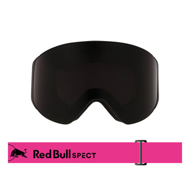 Gogle narciarskie Red Bull Spect JAMM-12BK3 (czarne z różowym paskiem, ciemna szyba) — przód