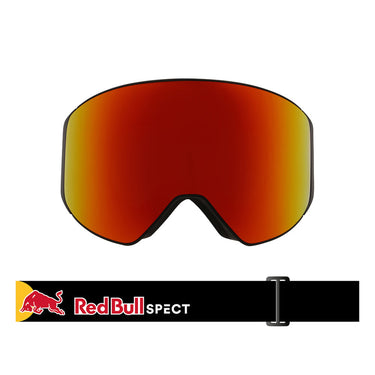 Gogle narciarskie Red Bull Spect JAMM-08RE2 (czarne, czerwona lustrzanka) — przód