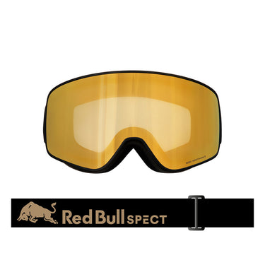 Gogle narciarskie Red Bull Spect RUSH-21GOX (czarne, złota lustrzanka) — przód