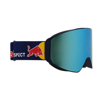 Gogle narciarskie Red Bull Spect JAMM-07BL3 (niebieskie, niebieska lustrzanka) — widok z boku 1
