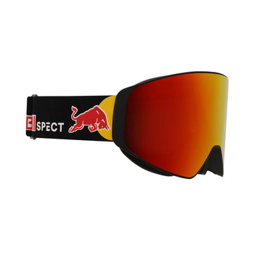 Gogle narciarskie Red Bull Spect JAMM-08RE2 (czarne, czerwona lustrzanka) — widok z boku 1