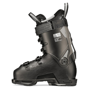 Damskie buty narciarskie Tecnica Mach1 MV 95 W TD2 GW 2026/27 czarno-złote — widok z boku