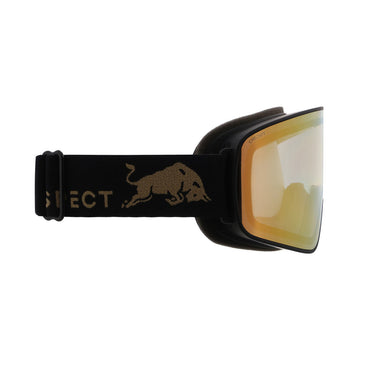 Gogle narciarskie Red Bull Spect RUSH-21GOX (czarne, złota lustrzanka) — widok z boku 2