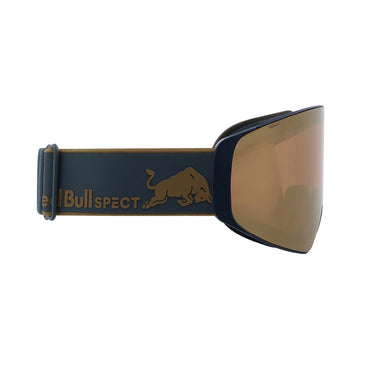 Gogle narciarskie Red Bull Spect JAMM-14GO2 (morskie, złota lustrzanka) — widok z boku 2