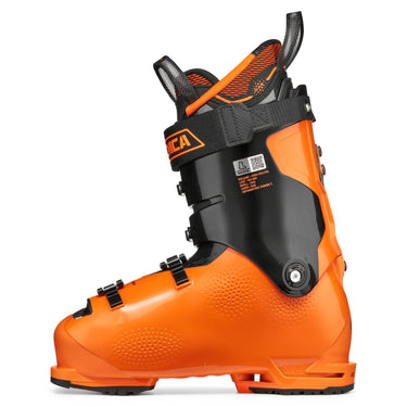 Buty narciarskie Tecnica Mach1 HV 130 TD GW 2026/27 pomarańczowo-czarne — widok z boku