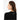 Longsleeve damski VIKING Escalante Lady Bamboo, kolor czarny – widok 2
