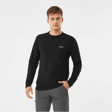 Longsleeve męski VIKING Escalante Man Bamboo, kolor czarny