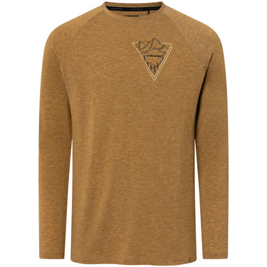 Longsleeve męski VIKING Andali Man Merino, kolor brązowy – widok 5