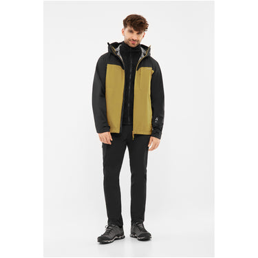 Kurtka męska hardshell z bluzą Primaloft VIKING Ravelo 3 in 1 Man, kolor brązowy – widok 6