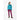 Bluza damska VIKING Yosemite Hoodie Lady rozpinana z kapturem, kolor turkusowy – na modelu