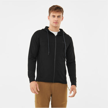 Bluza męska VIKING Lonetree Hoodie Bamboo Man rozpinana z kapturem – na modelu
