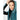 Kurtka damska VIKING Creek Hoodie Bamboo Lady rozpinana z kapturem, kolor turkusowy – widok 16