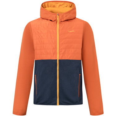Kurtka męska VIKING Creek Hoodie Bamboo Man rozpinana z kapturem, kolor pomarańczowy