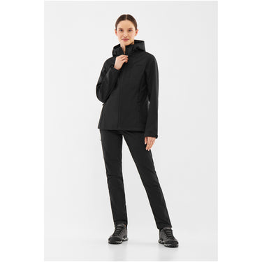 Kurtka damska VIKING Kerns Lady Softshell, kolor czarny – na modelu