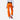 Spodnie narciarskie damskie rossignol stellar pomaranczowy orange tyl