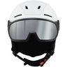Kask narciarski Blizzard W2W Edge Visor biały mat z szybą — przód