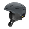 Kask narciarski Smith Descend MIPS grafitowo-czarny mat (Matte Slate / Black) — z boku