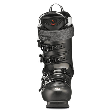 Damskie buty narciarskie Tecnica Mach1 LV 95 W TD2 GW 2026/27 czarno-złote — widok z przodu