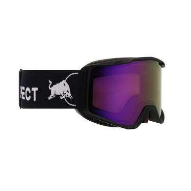 Gogle narciarskie Red Bull Spect NEON-07PU2 (czarne, fioletowa lustrzanka) — widok z boku 1