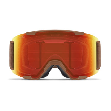 Gogle Smith Stash XL Camel Warm Steel — widok z przodu