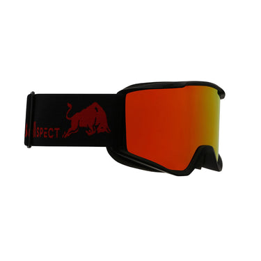 Gogle narciarskie Red Bull Spect NEON-08RE2 (czarne, czerwona lustrzanka) — widok z boku 1