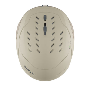 Kask Smith Vantage 2 MIPS Matte Chalk — widok z góry, otwory wentylacyjne