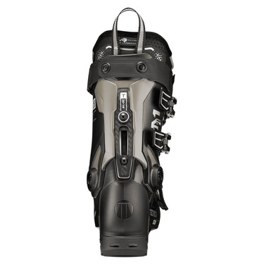 Damskie buty narciarskie Tecnica Mach1 MV 95 W TD2 GW 2026/27 czarno-złote — widok z tyłu
