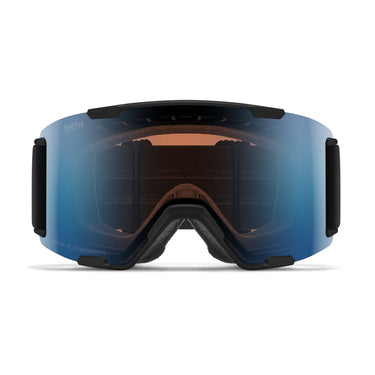 Gogle Smith Stash XL Black Photochromic Blue Mirror — widok z przodu