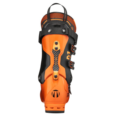 Buty narciarskie Tecnica Mach1 HV 130 TD GW 2026/27 pomarańczowo-czarne — widok z tyłu