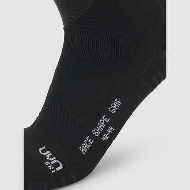 Skarpety narciarskie męskie UYN Ski One Race Shape Grip — czarno-białe, packshot