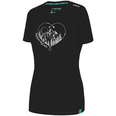 T-shirt damski VIKING Lenta Bamboo Light – widok 2