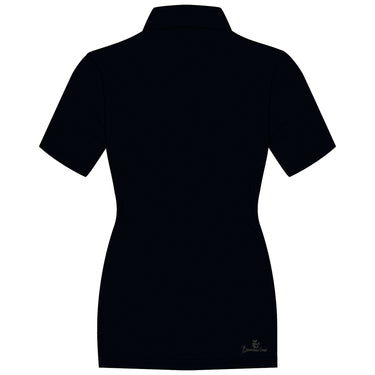 Polo VIKING Forever Free Bamboo Lady, kolor czarny – rysunek techniczny, tył
