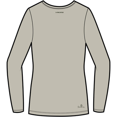 Longsleeve damski VIKING Escalante Lady Bamboo – rysunek techniczny, tył