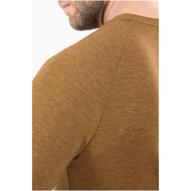 Longsleeve męski VIKING Andali Man Merino, kolor brązowy – widok 3
