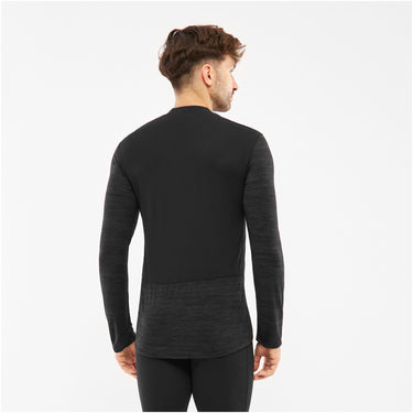 Bielizna męska VIKING Novena Man Longsleeve Merino – na modelu, tył