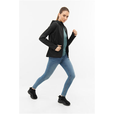 Bluza damska VIKING Yosemite Hoodie Lady rozpinana z kapturem, kolor czarny – widok 3