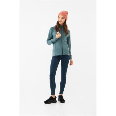 Bluza damska VIKING Lonetree Hoodie Bamboo Lady rozpinana z kapturem – na modelu