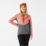 Kurtka damska VIKING Creek Hoodie Bamboo Lady rozpinana z kapturem, kolor różowy – na modelu, widok 6