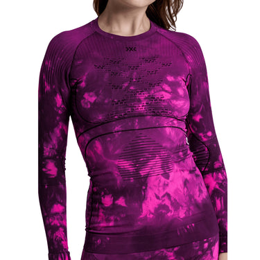 Koszulka termoaktywna Energy Accumulator Wild Shirt LS — tie-dye czarno-różowy