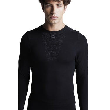 Koszulka termoaktywna męska Mightywool Shirt LS — czarny