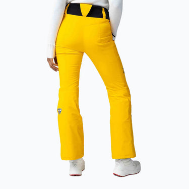 Spodnie narciarskie damskie rossignol stellar zolty yellow tyl