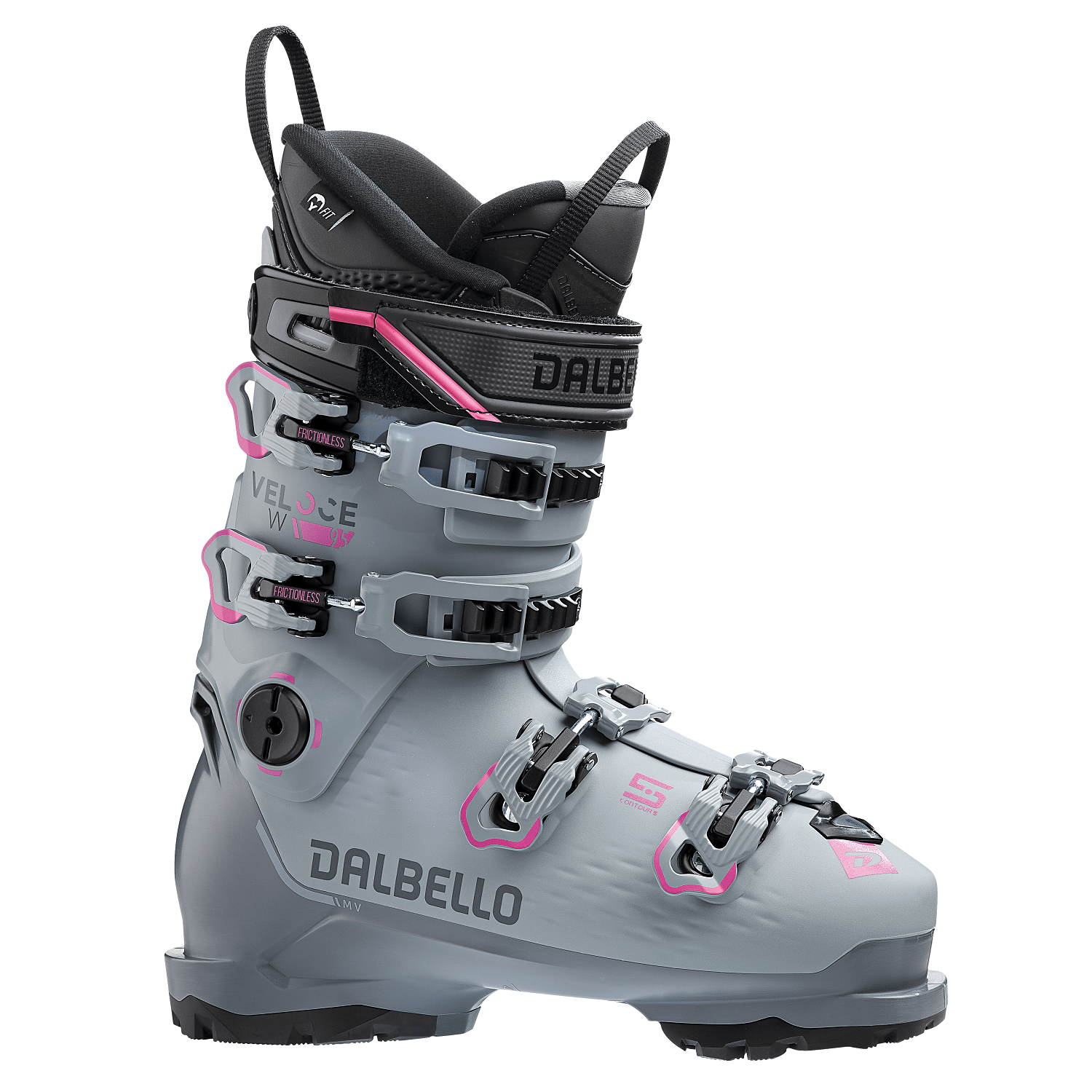 buty narciarskie dalbello veloce 95 w grey pink 2023